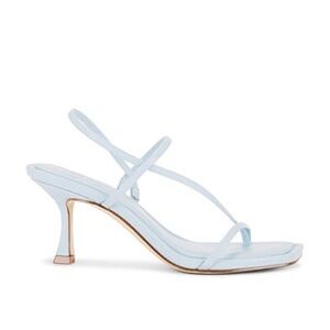 Steve Madden Locke Sandal Heels in Blue Leath | SLIGHTLY USED